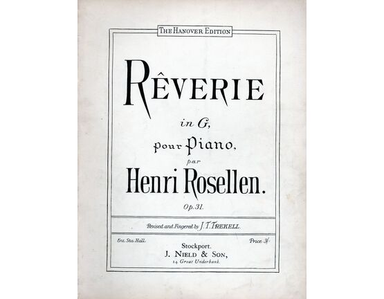 11011 | Reverie in G - For Piano - The Hanover Edition