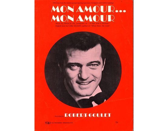 11019 | Mon Amour...Mon Amour (From the motion picture "Mon Amour, Mon Amour") - Recorded by Robert Goulet
