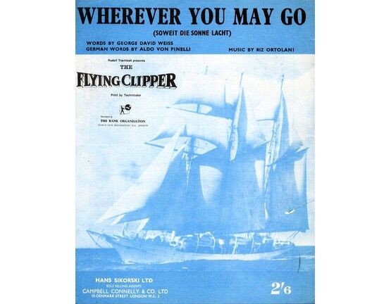 11174 | Wherever you may go (Soweit Die Sonne Lacht) - From the Film "Flying Clipper"
