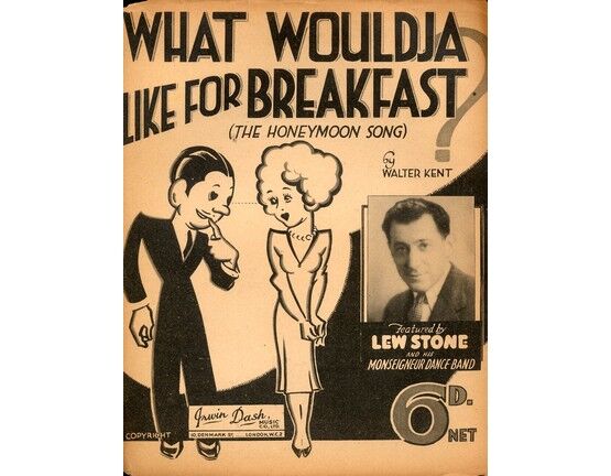 11217 | What Wouldja Like for Breakfast (The Honeymoon song) featuring Lew Stone