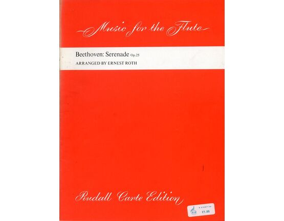 11257 | Beethoven Serenade - For Flute and Piano - Rudall Carte Edition