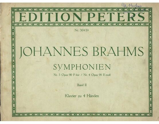 11497 | Brahms - Symphonien - Piano Duets