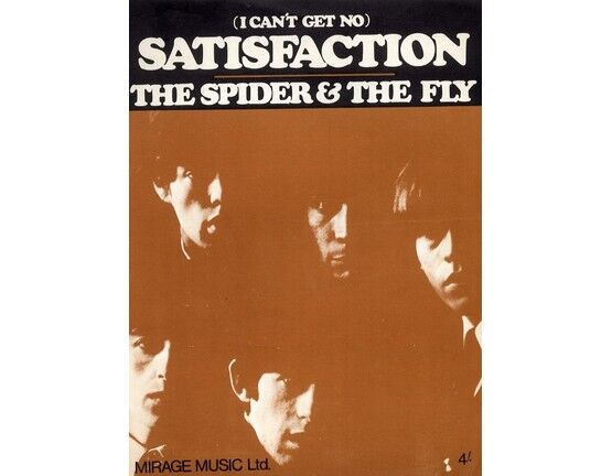 11601 | (I can't get no) Satisfaction - The Spider and the Fly - The Rolling Stones (b/w photo)