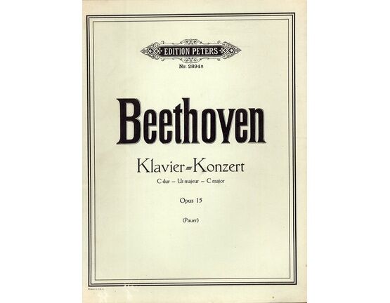 11655 | Beethoven - Klavier Konzert in C Major - Arranged for Two Pianos