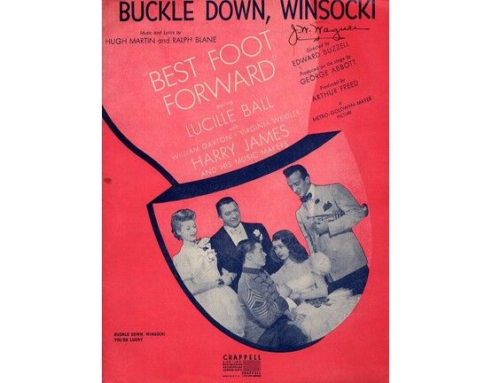 11732 | Buckle Down Winsocki - From the Film "Best Foot Forward" - Featuring Lucille Ball - William Gaxton - Virgina Weidler - Harry James and his Music Maker