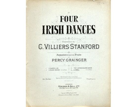 11743 | A Reel - Piece No. 4 from Four Irish Dances - Piano Solo