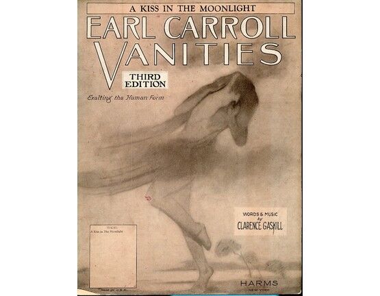 11831 | A Kiss in the Moonlight - Song - Earl Carroll Vanities