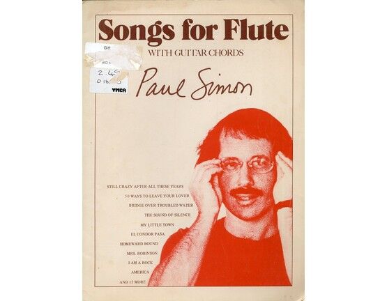 12167 | Paul Simon - Songs for Flute with Guitar Chords