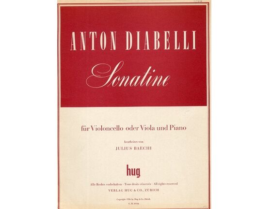 12228 | Anton Diabelli - Sonatine - For violoncello oder Viola und Piano