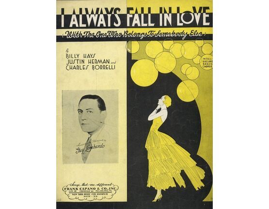 12873 | I Always Fall In Love (With the One who Belongs to Somebody Else) - Song Featuring Guy Lombardo