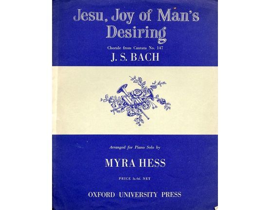 139 | Jesu, Joy of man's desiring - Chorale from Cantata No.147 -  Arranged for piano