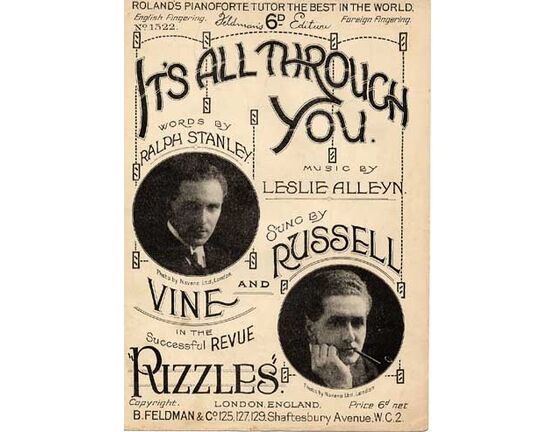 1420 | Its all through you - Sung by Vine and Russell in the revue "Puzzles"