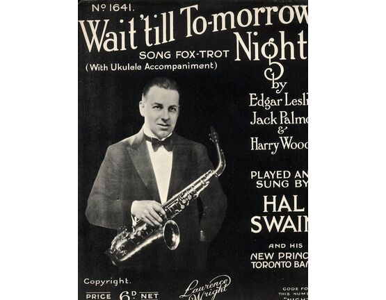 1441 | Wait till Tomorrow Night! - Featured by Hal Swain and his New Prince's Toronto Band