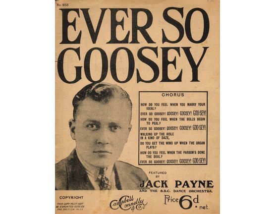 170 | Ever so Goosey  - Comedy Fox Trot song - Featuring Jack Payne