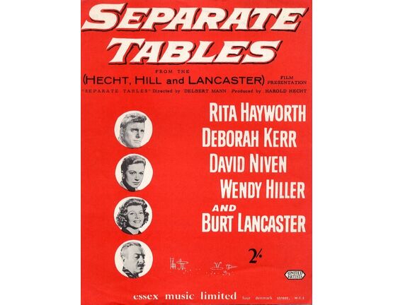174 | Separate Tables - Song from the Hecht, Hill and Lancaster Film "Separate Tables" - Featuring Rita Hayworth and Burt Lancaster