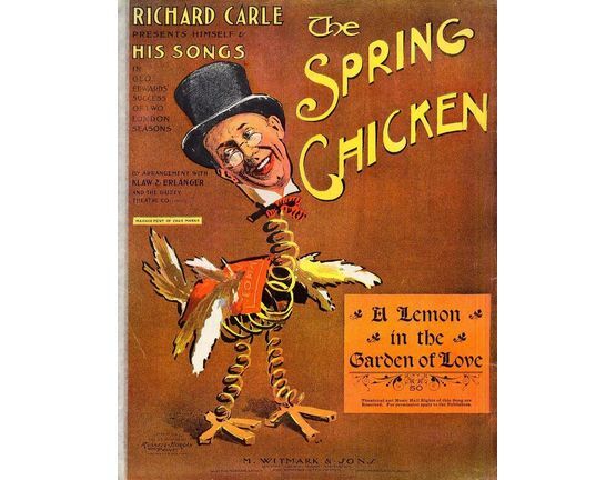 19 | A Lemon in the Garden of Love - From Geo. Edwards success of two London seasons "The Spring Chicken" presenting Richard Carle and his songs - For Pian