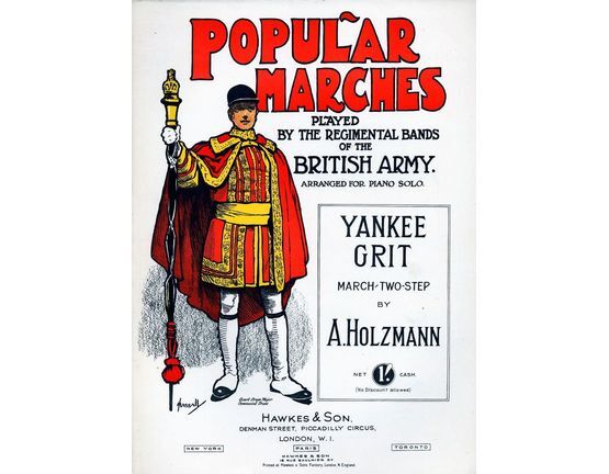 202 | Yankee Grit, march two-step. Popular Marches played by the Regimental Bands of the British Army