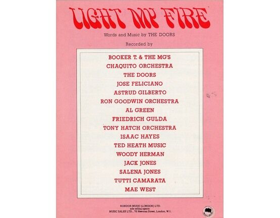 22 | Light My Fire - Song