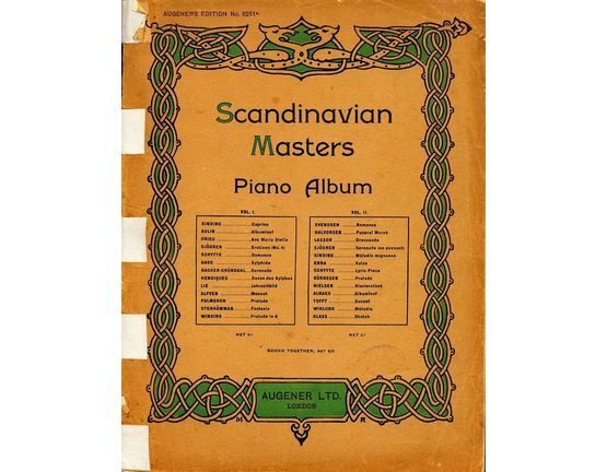 2767 | Scandinavian Masters - Piano Album - Vol 1- Augeners Edition No. 6251a