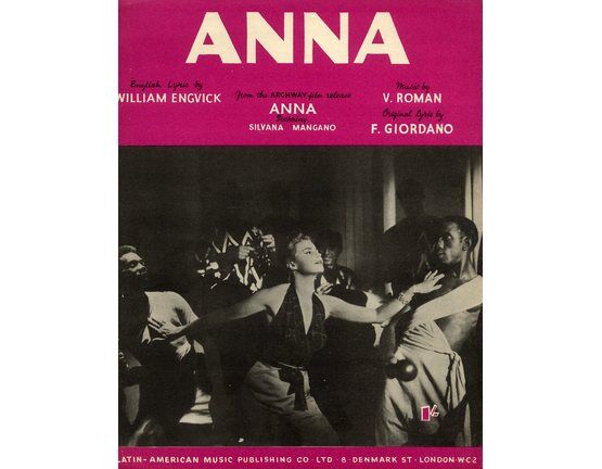 2820 | Anna - Song Featuring Silvana Mangano - From 'Anna'