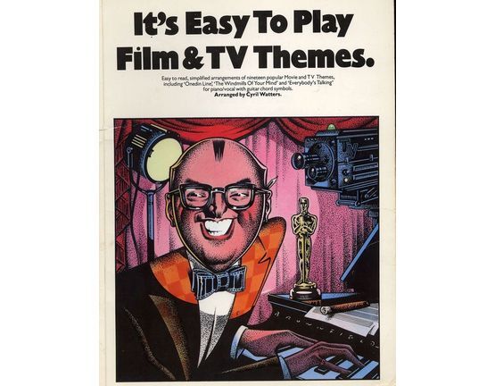 3206 | It's Easy to Play Film and Tv Themes - Easy to read, simplified arrangements of nineteen popular Movie and TV Themes - For Piano and Vocal with Guitar