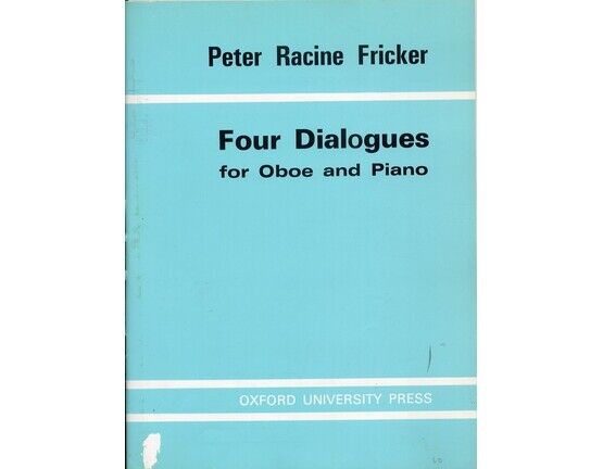 3362 | Peter Racine Fricker - Four Dialogues for Oboe and Piano