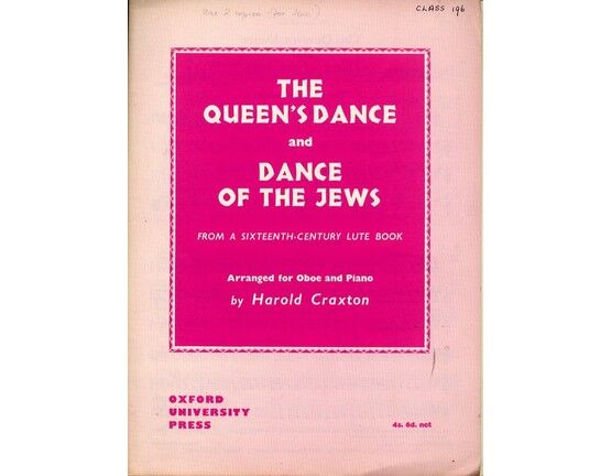 3362 | The Queen's Dance & Dance of the Jews (From a 16th Century Lute Book) - Arranged for Oboe and Piano