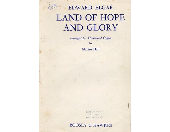 3382 | Edward Elgar -  Land of Hope and Glory - Arranged for Hammond Organ by Martin Hall