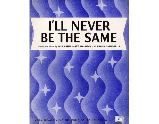 3622 | I'll Never Be the Same - Song