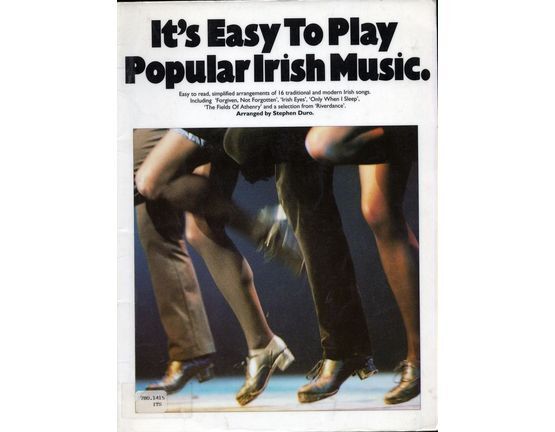 3737 | It's easy to play Popular Irish Music - Easy to read, simplified arrangements of 16 traditional and modern Irish songs