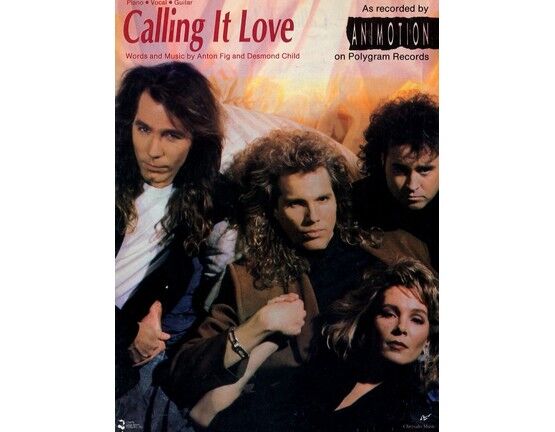 3782 | Calling it Love - Featuring Animotion - Piano - Vocal - Guitar