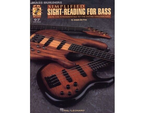 3782 | Simplified Sight Reading for Bass - From the Fundamentals to the Entire Fingerboard - Including Instructional CD