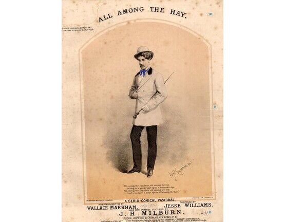 3954 | All Among The Hay - A Serio-Comical Pastoral - Sung with Immense Success by J.H Milburn - Song