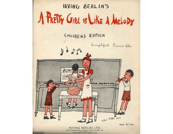 4 | A Pretty Girl is Like a Melody - Children's Edition - Simplified Piano Solo