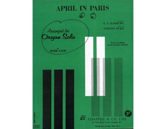 4 | April In Paris - Organ Solo