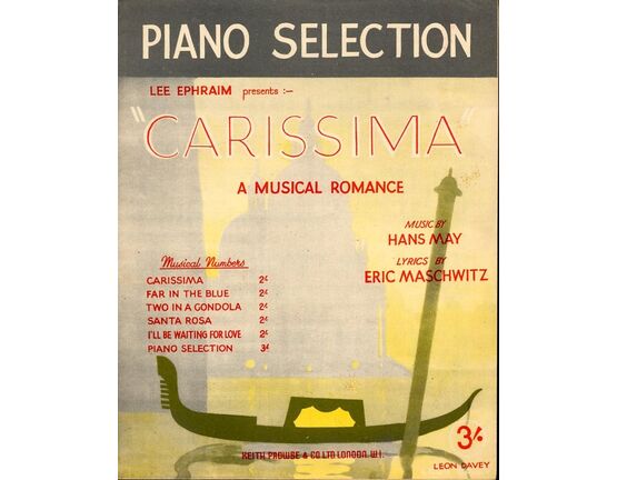 4 | Carissima, Piano Selection