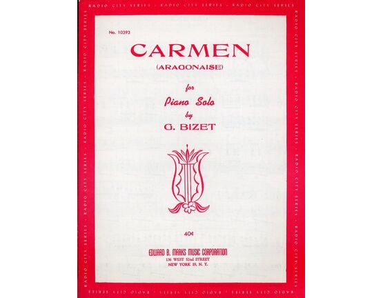 4 | Carmen (Aragonaise) for piano solo