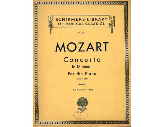 4 | Concerto in D minor for Two Pianos - For the Piano