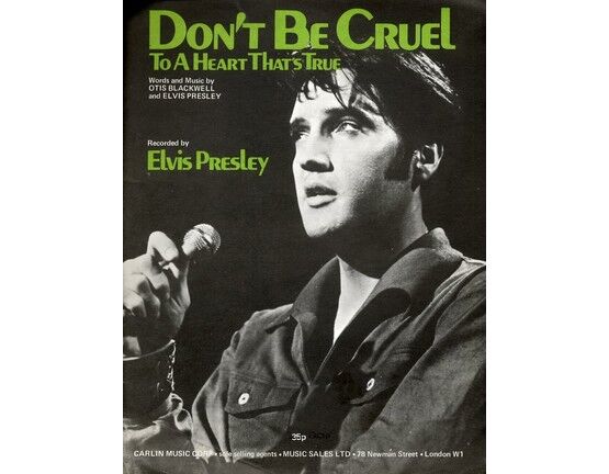 4 | Don't Be Cruel, Elvis Presley, Billy Swan