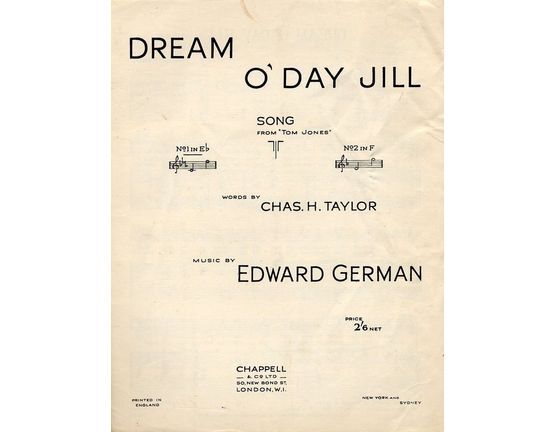 4 | Dream O Day Jill - Song in the key of E flat major for Low Voice
