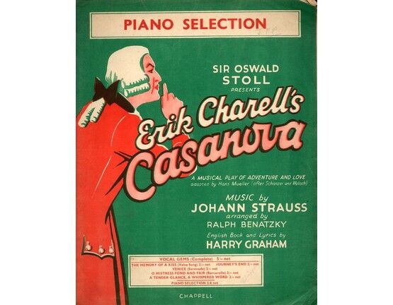 4 | Eric Charell's "Casanova" - Piano Selection