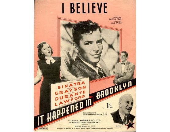 4 | I Believe - Song - Featuring Frank Sinatra in "It Happened in Brooklyn"