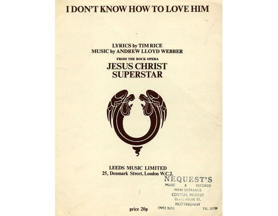 4 | I Don't Know How To Love Him - "Jesus Christ Superstar"