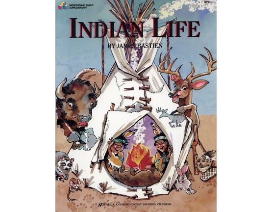 4 | Indian Life. Including Beautiful Baskets, Birchback Canoes, Buffalo Hunt, Dance for the Buffalo, Indian Children, Indian Warriors, Medicine Man, My Te