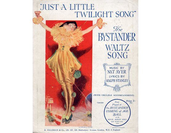 4 | Just a Little Twilight Song: First Played at The Bystander Coming of Age Ball at the Royal Albert Hall, New Year's Eve, 1924,