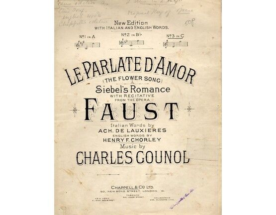4 | Le Parlate D'Amour: from Faust