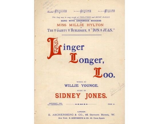 4 | Linger Longer Loo - Song in the key of F major for medium voice