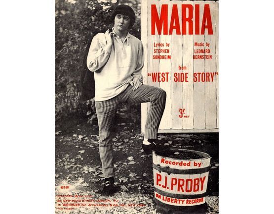 4 | Maria - Song from West Side Story - Featuring P J Proby