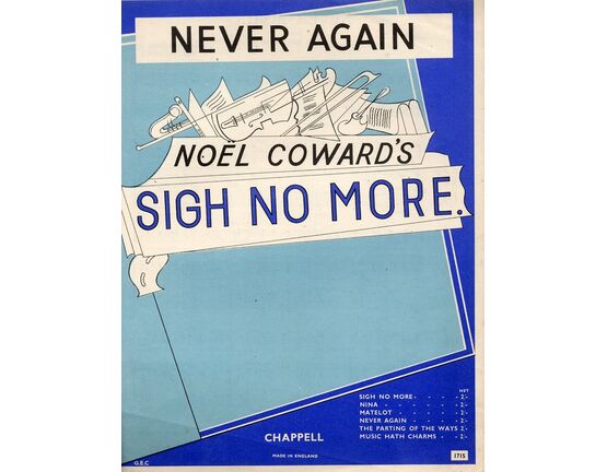4 | Never again from Sign no more