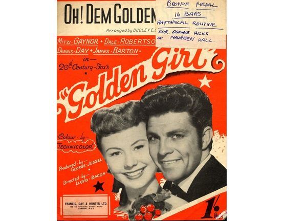 4617 | Oh! Dem Golden slippers - Song from "Golden Girl" - featuring Mitzi Gaynor and Dale Robertson